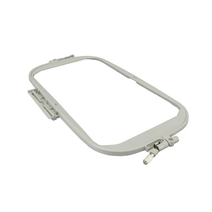 Brother embroidery hoop frame for sewing machine with adjustable clamp mechanism