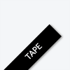 Cartucho de cinta de etiquetas laminadas Brother TZE-315 con texto blanco sobre fondo negro