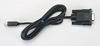 Brother printer USB to serial cable adapter with black cord