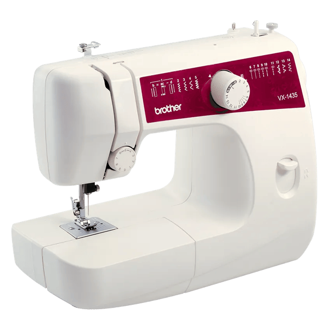 Brother VX-1435 sewing machine with 14 built-in stitches and dial controls