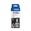 Botella de recarga de tinta negra Brother BTD100BK en empaque