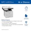 Brother MFC-L6810DW Enterprise Monochrome Laser All-in-One Printer , , small