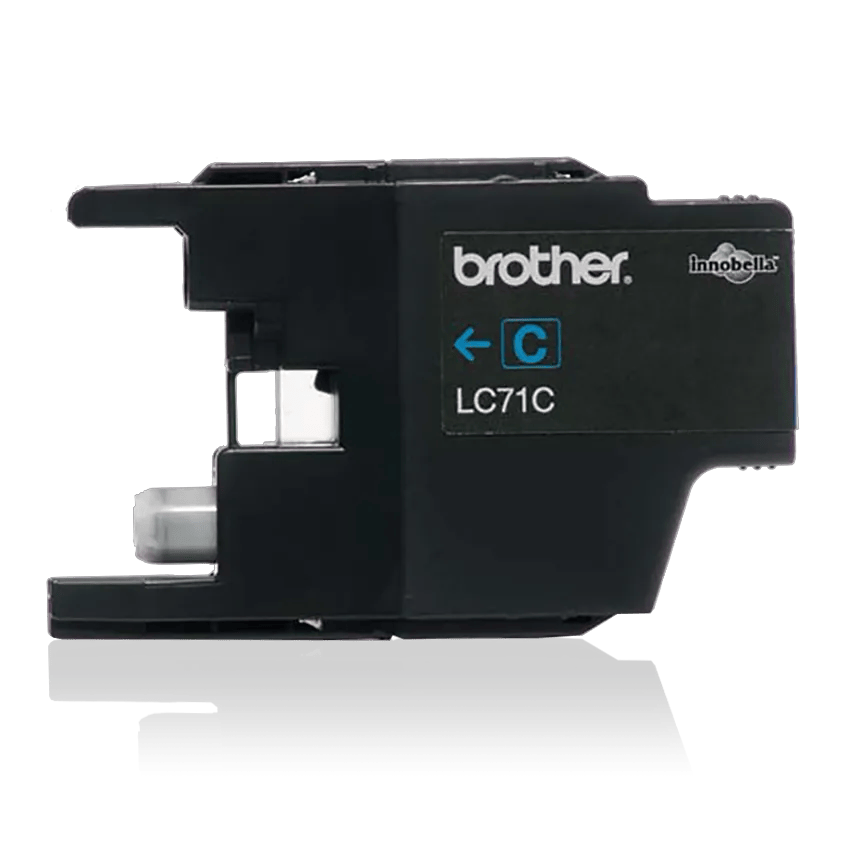 Brother LC71C cyan ink cartridge for inkjet printers