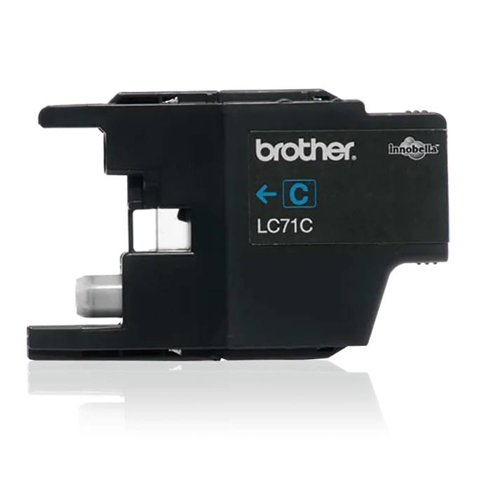 Brother LC71C cyan ink cartridge for inkjet printers