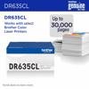 Brother DR635CL drum unit for color laser printers with 30,000-page yield