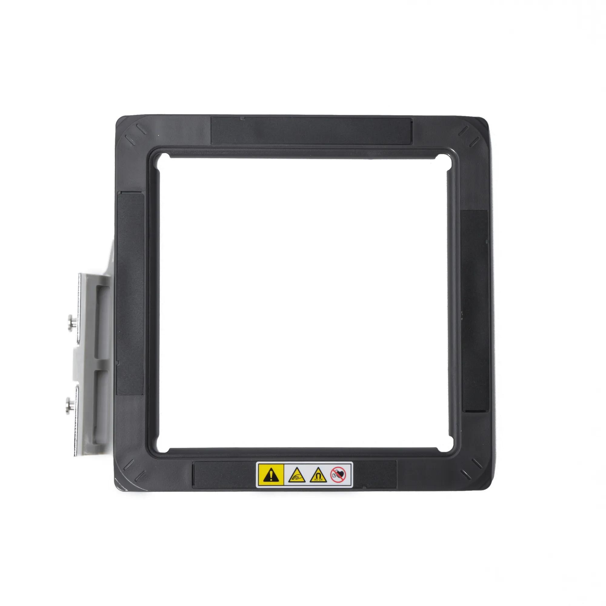 Brother scanner frame accessory with hinged side panel and warning labels