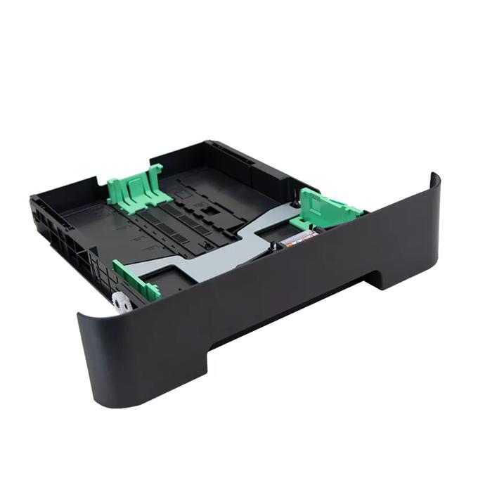 Brother printer paper tray with adjustable guides for multiple paper sizes